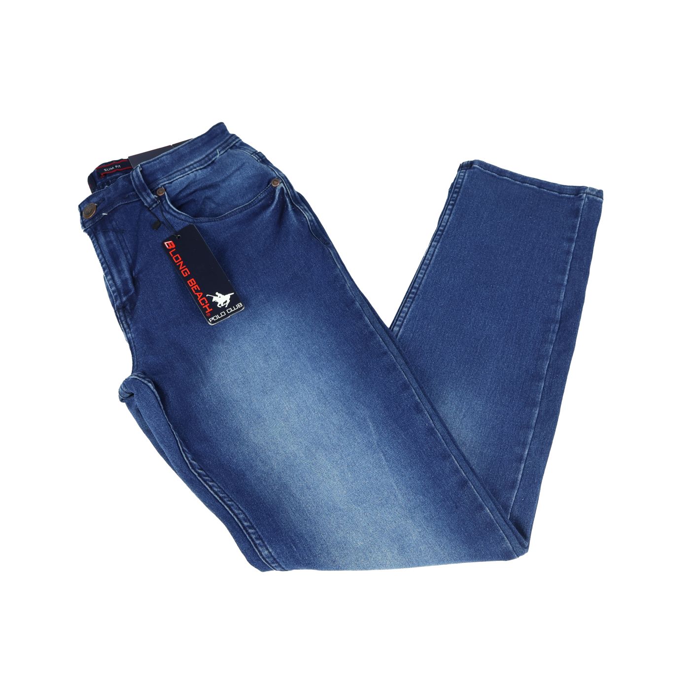 PANTALON JEANS PARA HOMBRE SLIM FIT  - LONG BEACH POLO CLUB