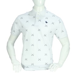 CAMISA TIPO POLO ESTAMPADA PLUS SIZE - LONG BEACH POLO CLUB