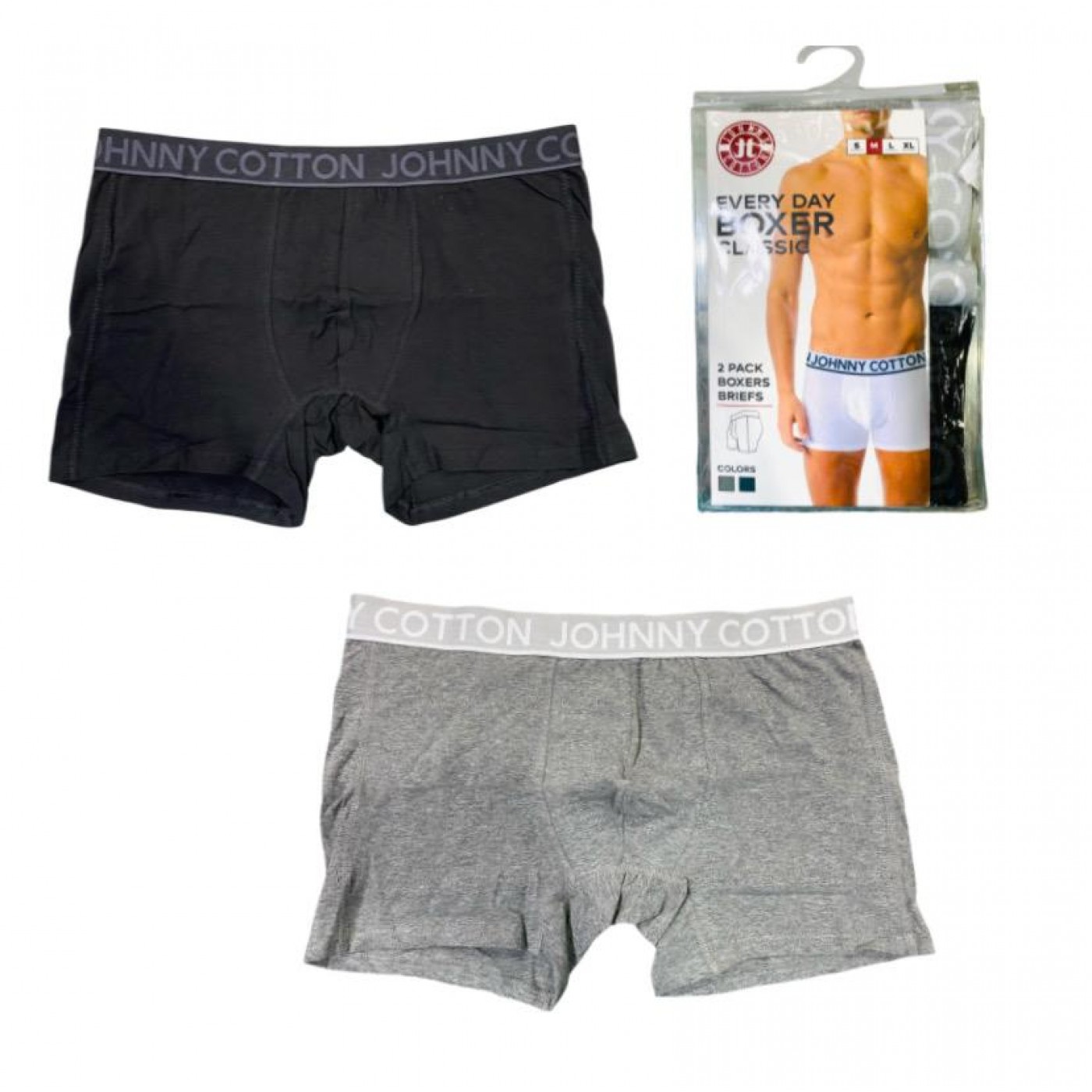 BOXER 2PACK - JOHNNY COTTON