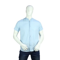 CAMISA M/C CUELLO CHINO  - JHONY COTTON