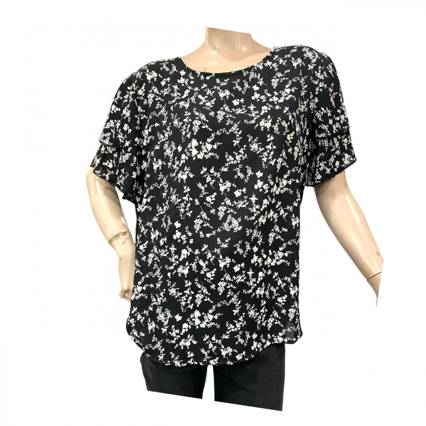 BLUSA  CASUAL  PLUS SIZE - STEFANYMODA
