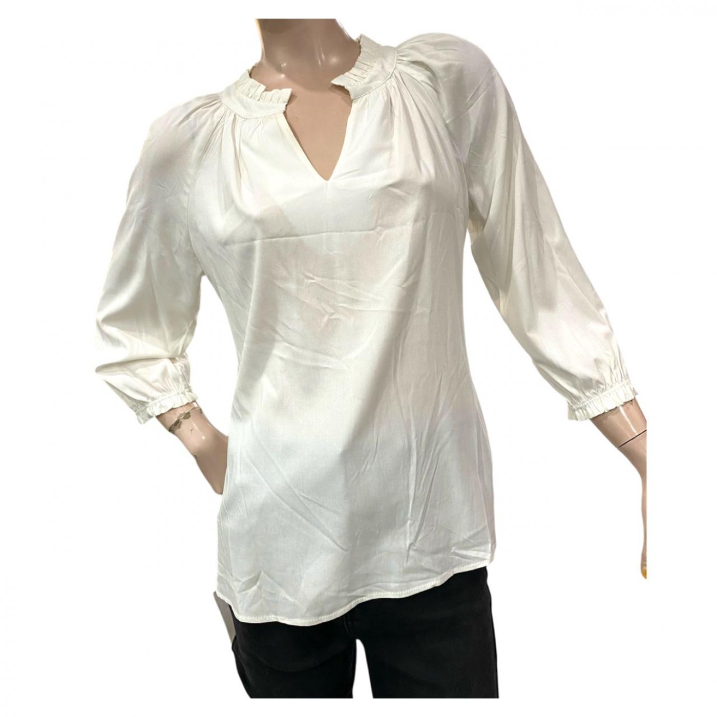 BLUSA DE VESTIR MANGA 3/4  - CARISA