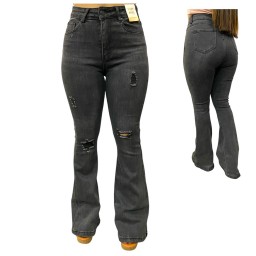 JEANS ROTO DE CAMPANA  - WAXX