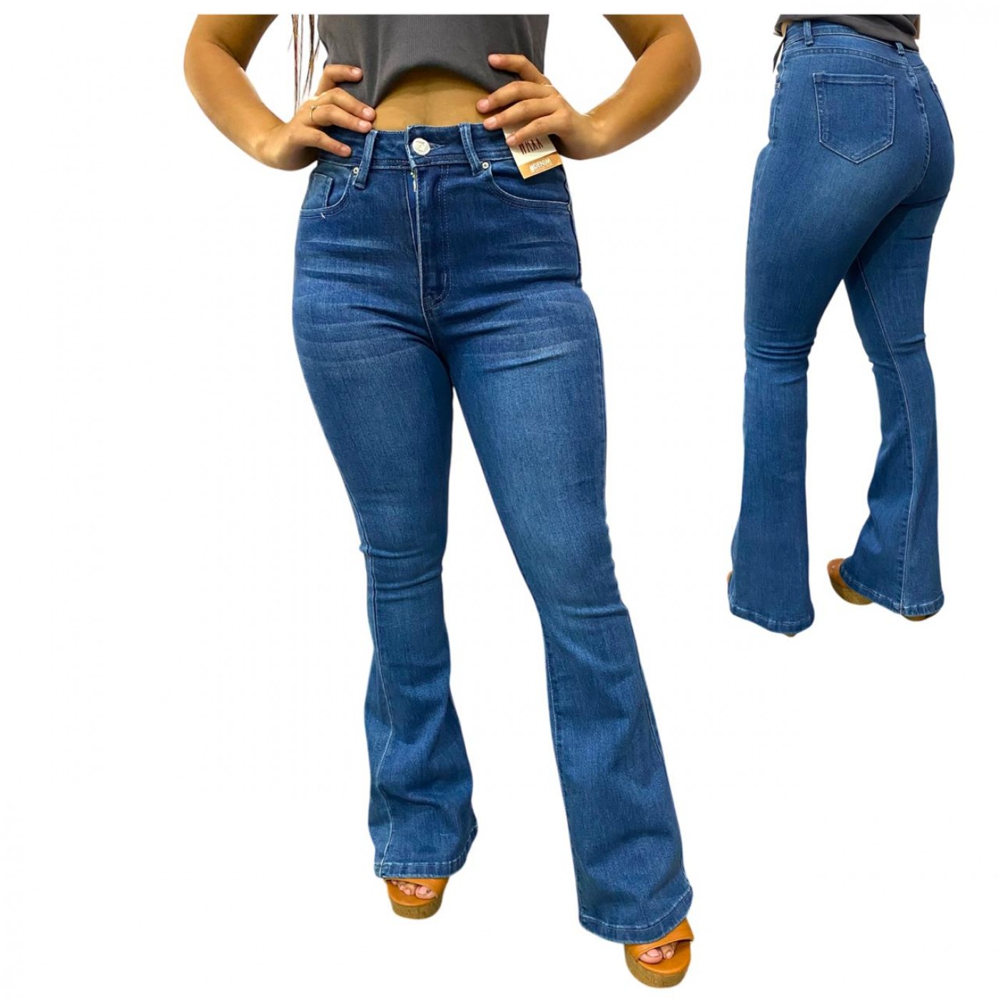 JEANS DE CAMPANA - WAXX