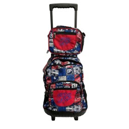 PACK MOCHILA CON RUEDAS MAS LONCHERA MAS CARTUCHERA - CR2