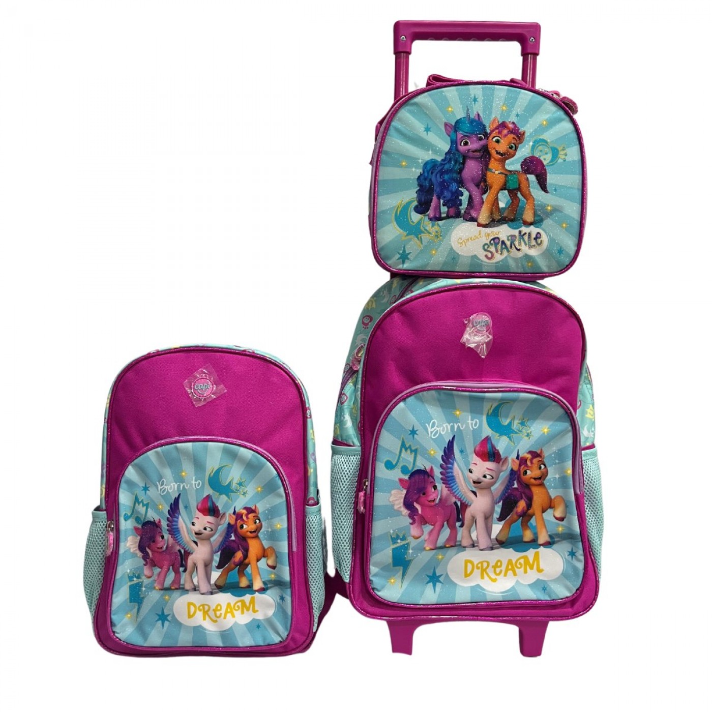 MOCHILA CON RUEDAS MY LITTLE PONY ( ROLLER) - CAPI