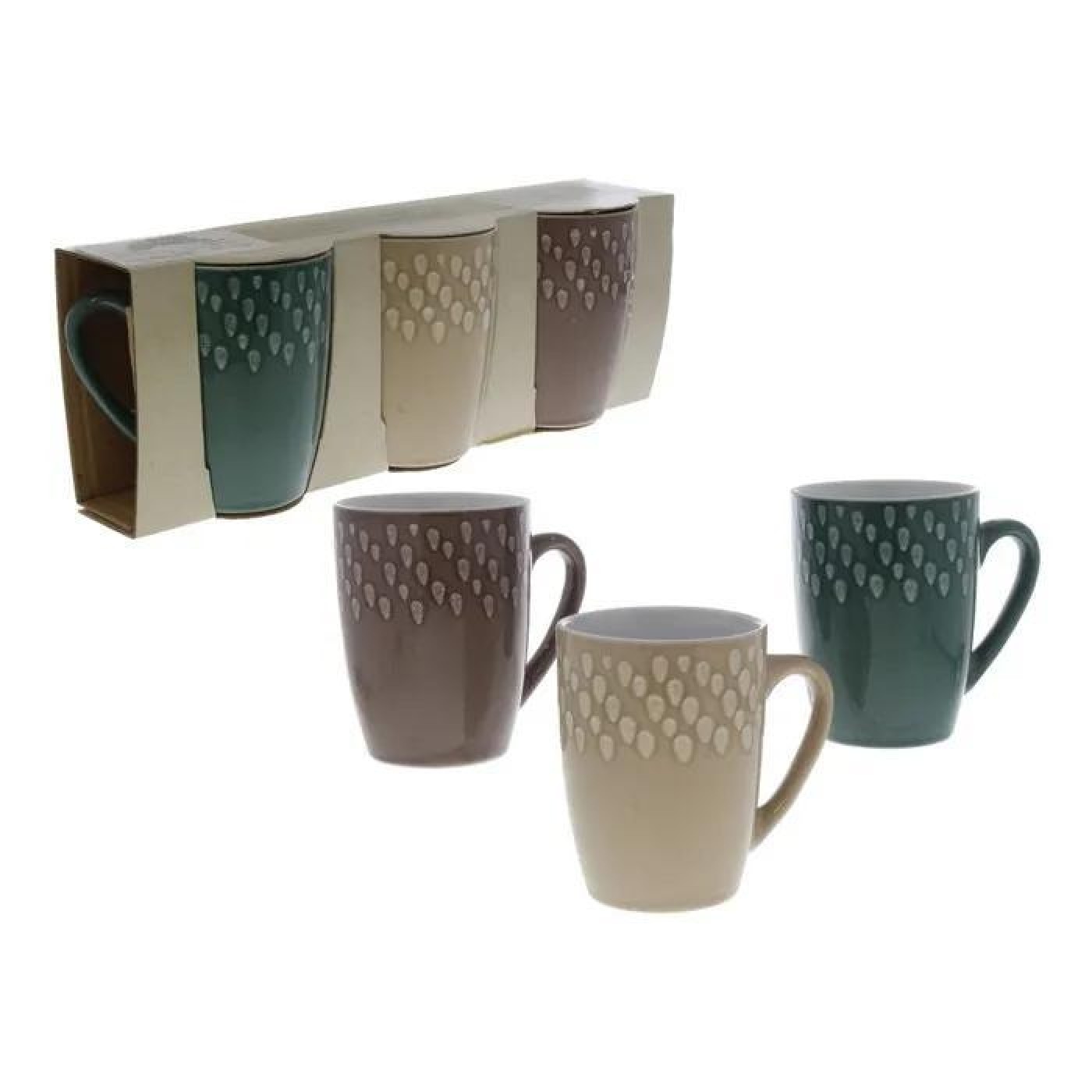 SET DE 3 TAZAS - LIFE ART