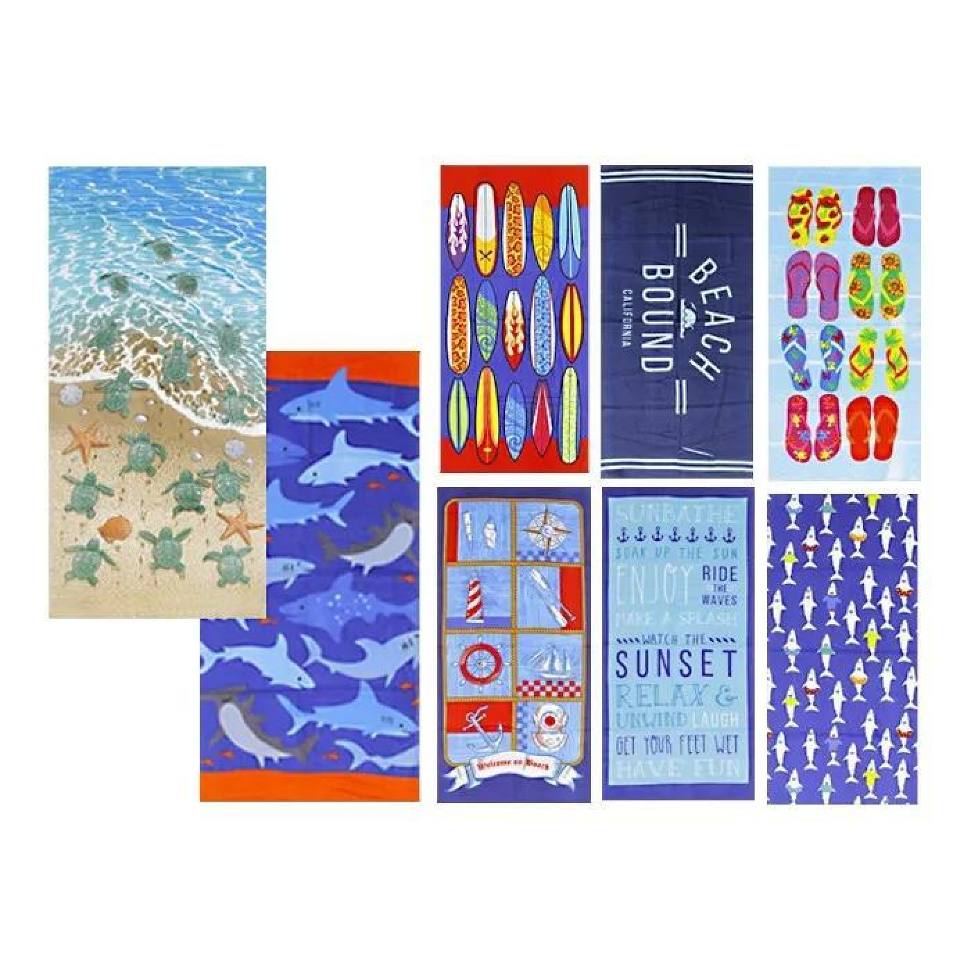 TOALLA PLAYA ESTAMPADA - HOME & YOU