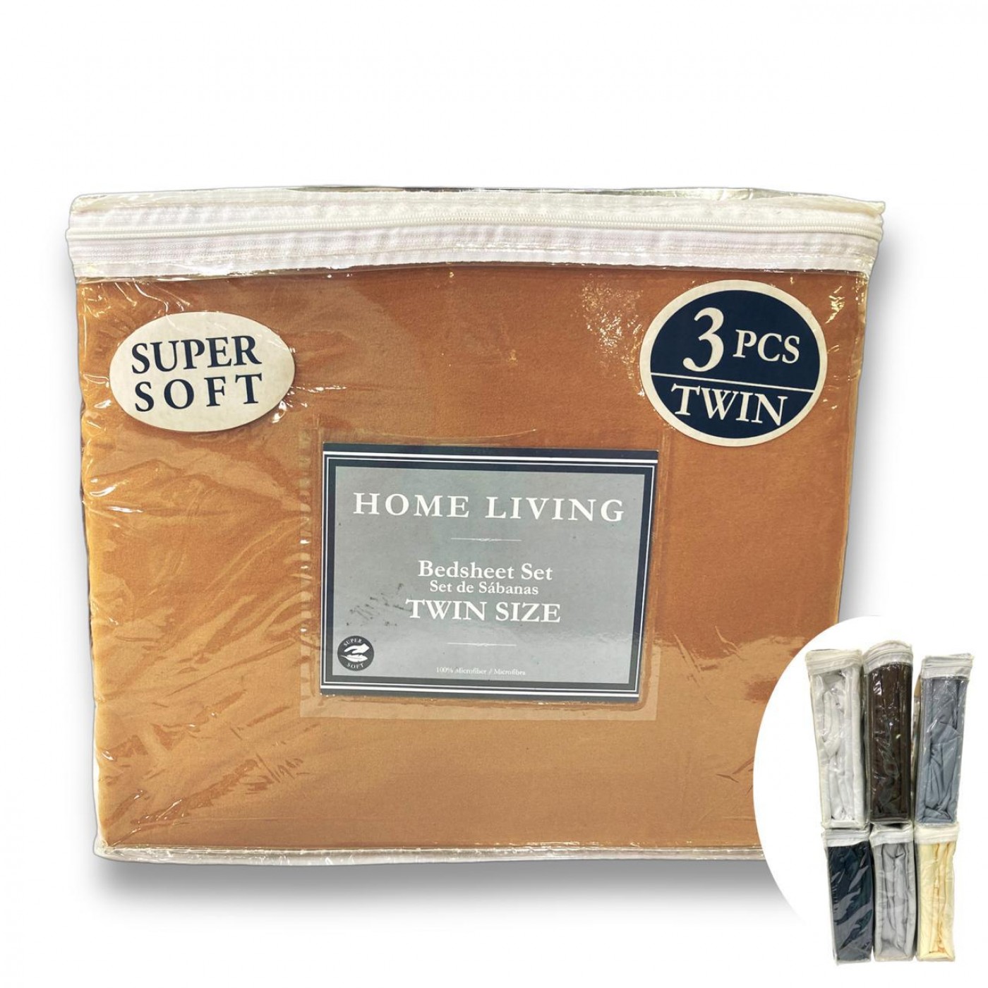 JUEGO DE SABANAS TWIN - HOME LIVING 