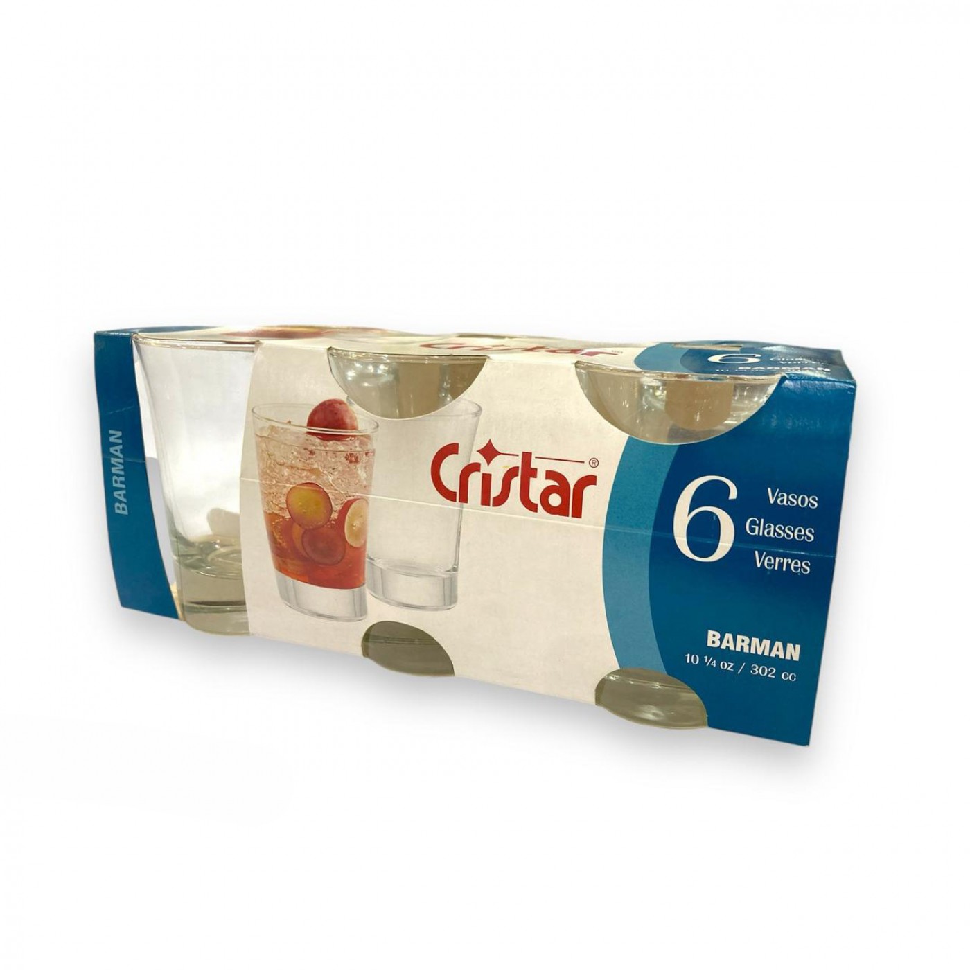 SET DE 6 VASOS  - CRISTAR