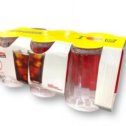 SET DE 6 VASOS  - COPO AMERICANO