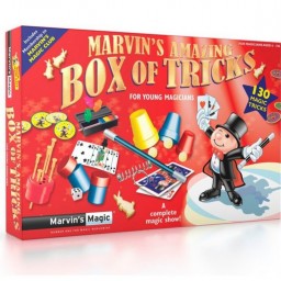 JUEGO DE MAGIA  (130 JUEGOS  ) BOX OF TRICKS - MARVINS MAGIC