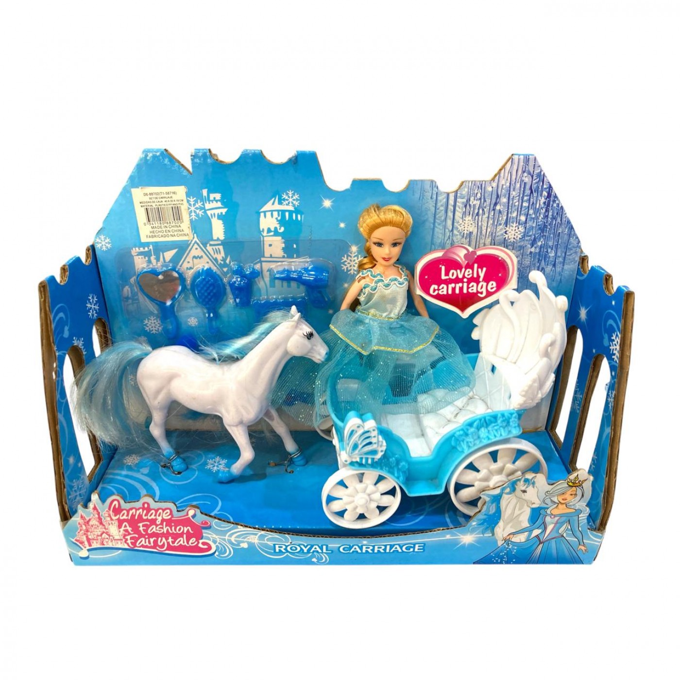 CARRUAJE CON MUÑECA  (ROYAL CARRIAGE) - 