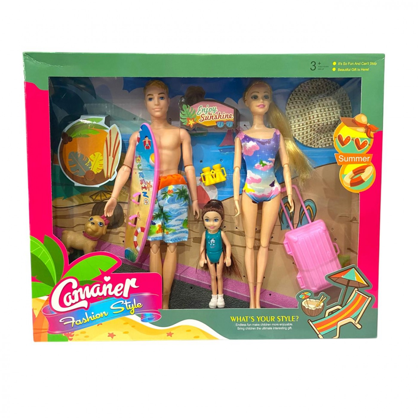 SET DE MUÑECAS TIPO BARBIE - CAMANER