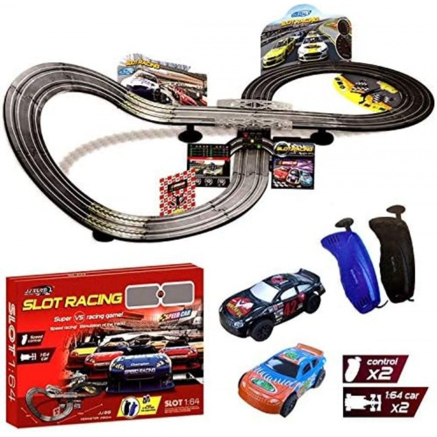 PISTA PARA CARROS  ELECTRICA( SLOT RACING) - 