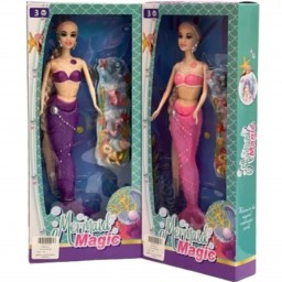 MUÑECA SIRENA TIPO BARBIE  - MERMAID MAGIC