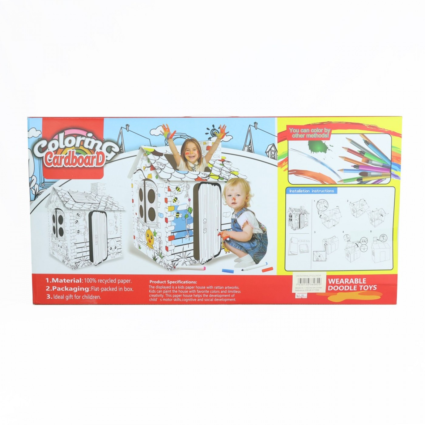 CASITA PARA NIÑOS , PARA COLOREAR - DOODLE TOYS