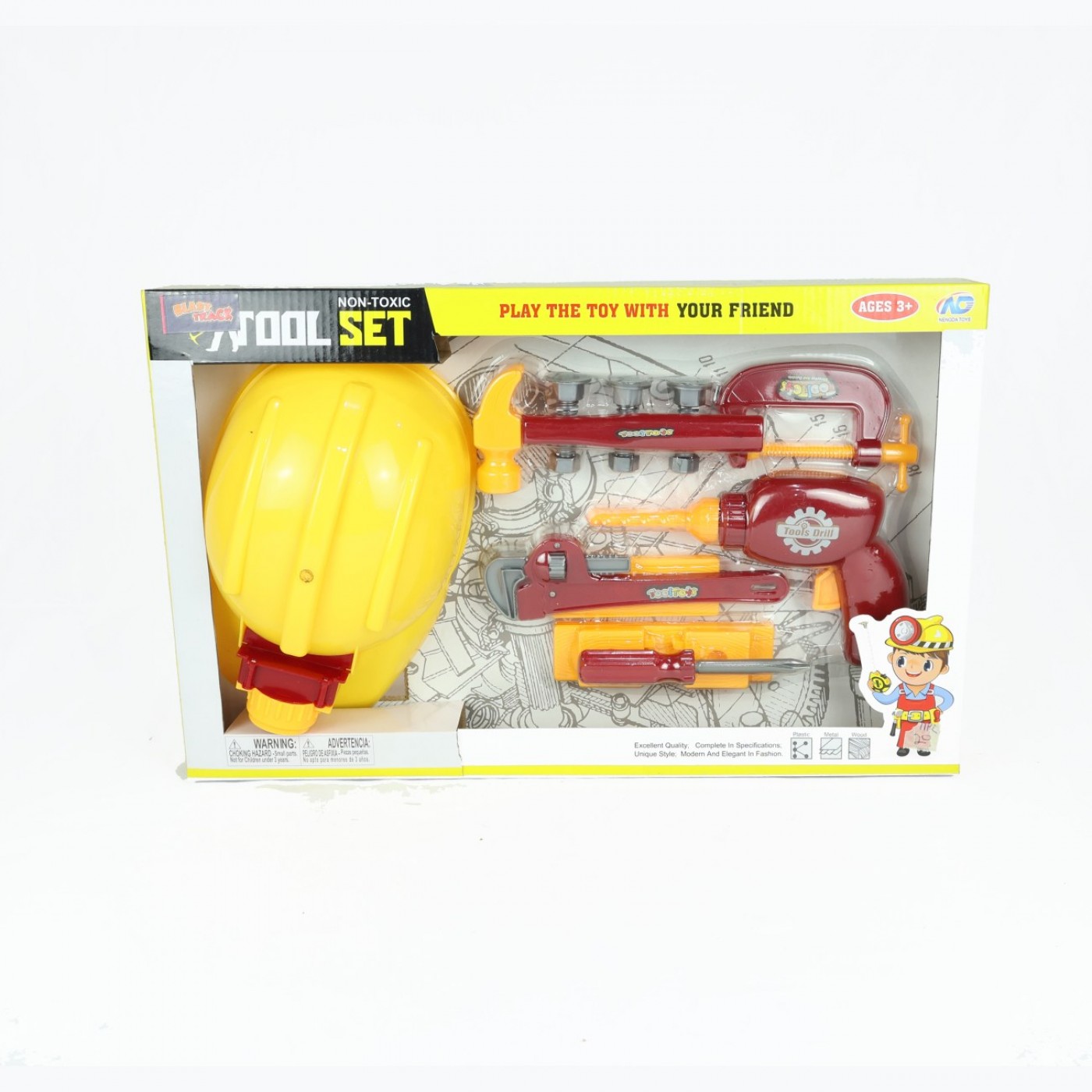  SET DE HERRAMIENTAS CON CASCO (TOOL SET) - BLAST TRACK 