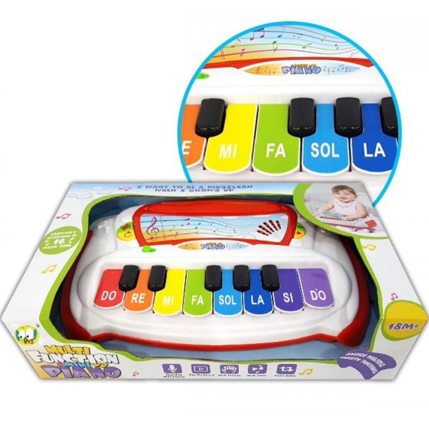 MINI ORGANO ( MULTIFUNCTION MINI PIANO) - SMARTIES