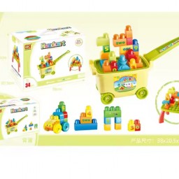 SET DE BLOQUES DE 34 PZAS.   (HANDCART) - BLAST TRACK 
