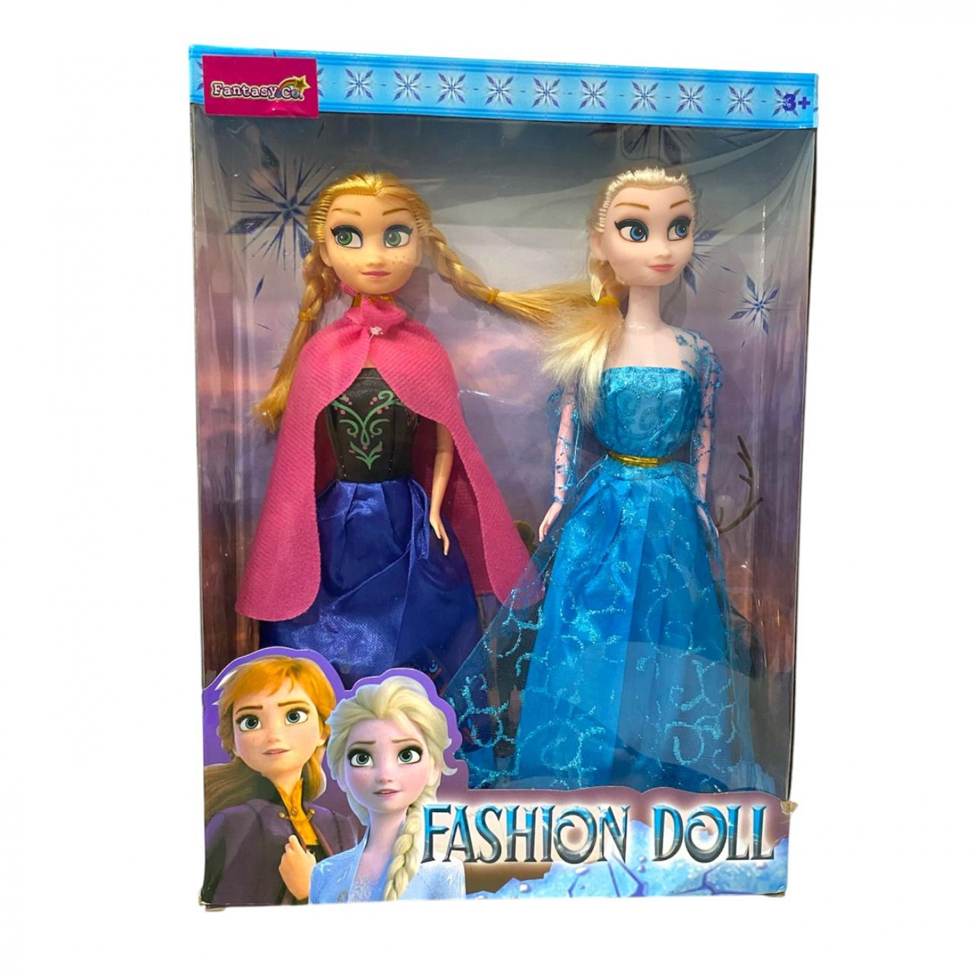 SET DE 2 MUÑECAS ( FASHION DOLL FROZEN) - 