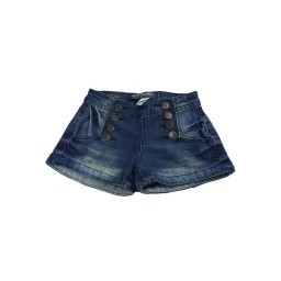 SHORT DE NIÑA DE LONA AZUL - DENIN REPUBLIC