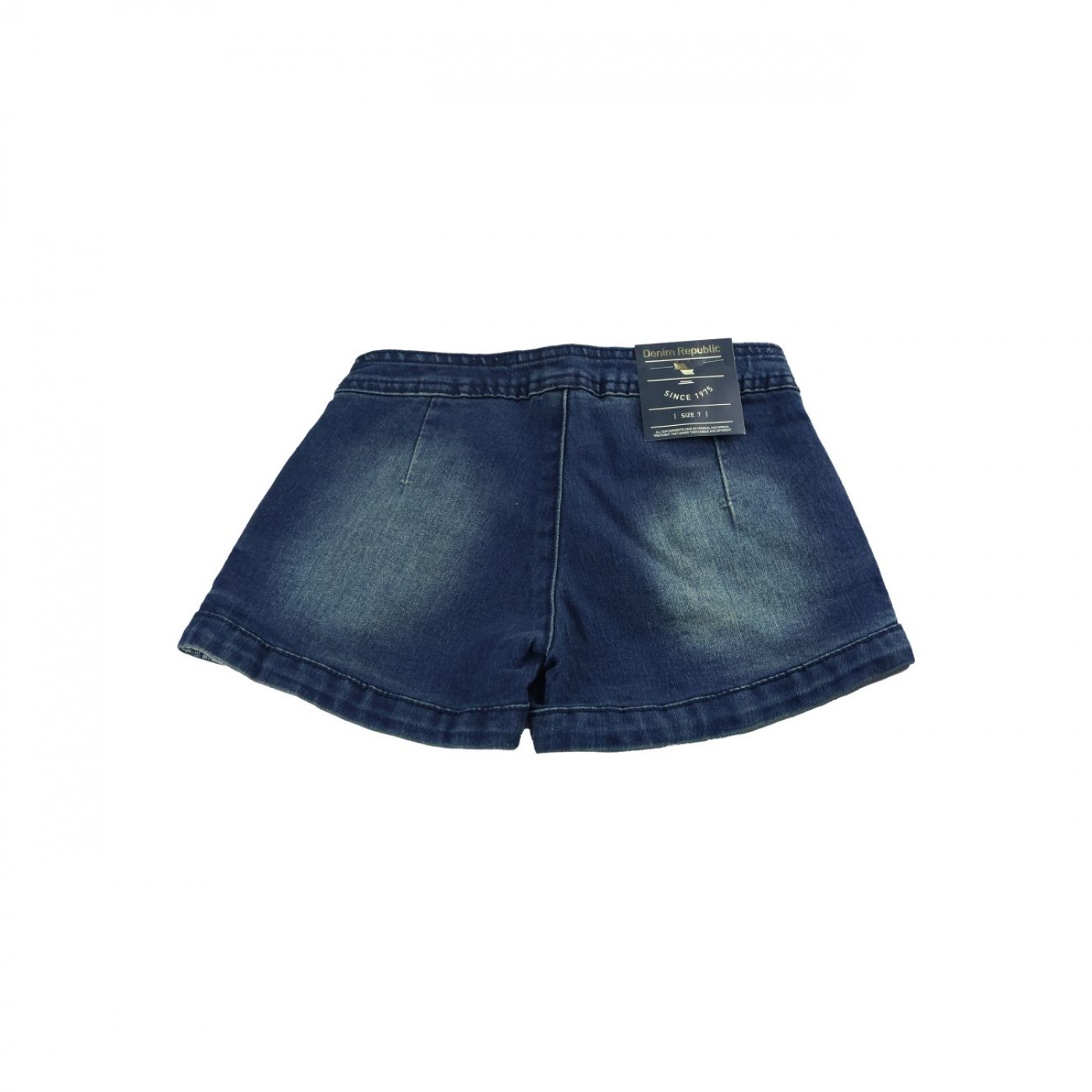 SHORT DE NIÑA DE LONA AZUL - DENIN REPUBLIC
