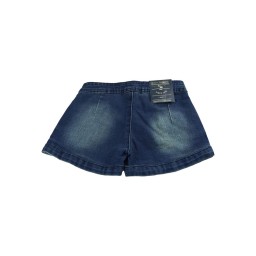 SHORT DE NIÑA DE LONA AZUL - DENIN REPUBLIC