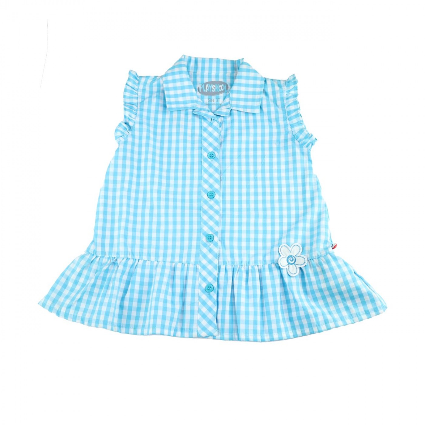 BLUSA DE NIÑA   DE CUADROS  - PLAYSKOOL