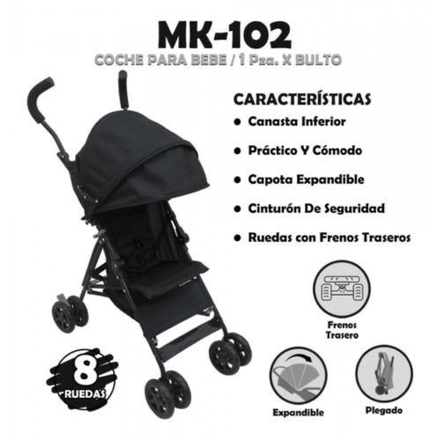 COCHE PARA BEBE - BEBESITOS